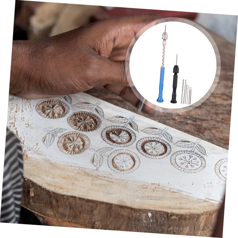 Gadpiparty 2 Sets Micro Drill Bit for Jewelry Making Durable