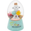 Sheepworld Dream globe motif beautiful snow globe in egg shape,