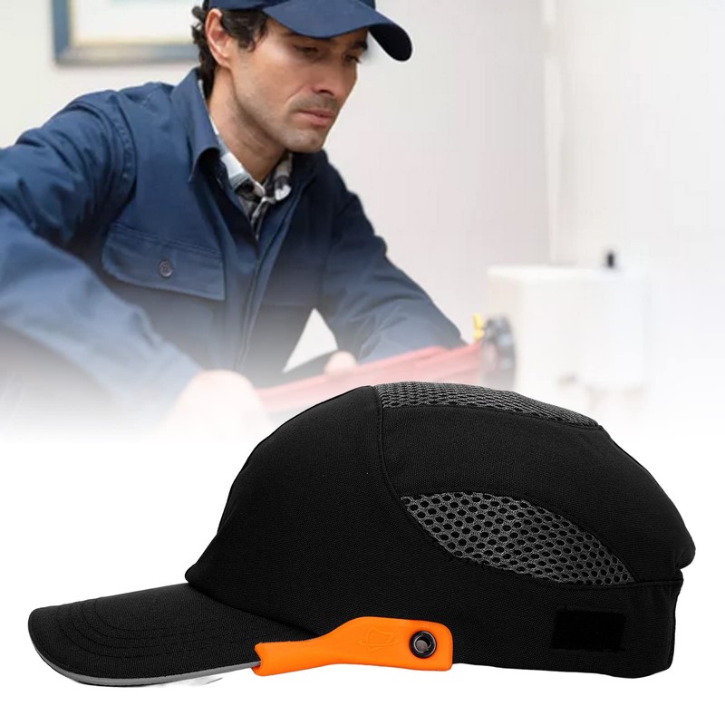 Bump Cap Adjustable Safety Bump Cap Insert Peaked Protective Baseball