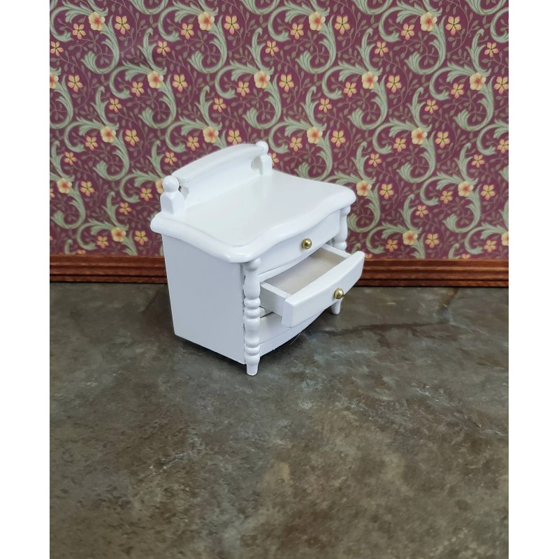 Town Square Miniatures Dollhouse Miniature Night Stand Side Table 3