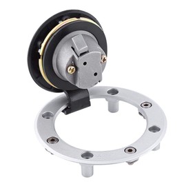 Fuel Cap Cover, Aluminium Fuel Cap Lock with Key Motorcycle Accessories
