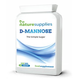 Naturesupplies D-mannose Tablets 30 X 1000mg - Vegan and Vegetarian Friendly