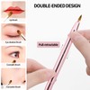 Unaone 2 Pack Lip Brush for Lipstick, Retractable Lip Brushes,