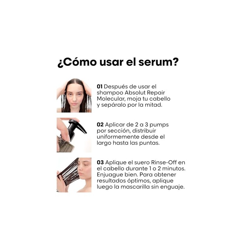 L'Oréal Professionnel Absolut Repair Molecular Tratamiento | Sérum de Peinado