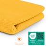 sleepling Cuddly Waffle Look Sofa Blanket, Skin-friendly, Temperature-Regulating, 100% Cotton,