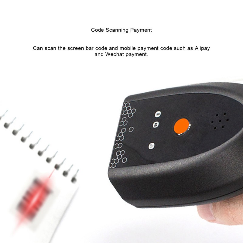 QR Code Scanner V10 Wireless Intelligent Voice Scanner Supermarket Courier