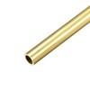 sourcing map Brass Round Tube, 300mm Length 10mm OD 1mm