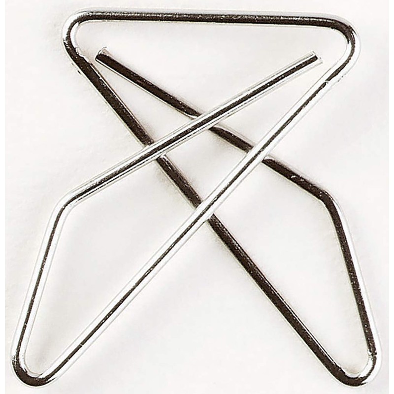 Exacompta 14765E Pack of 100 ZigZag Paper Clips 30 x