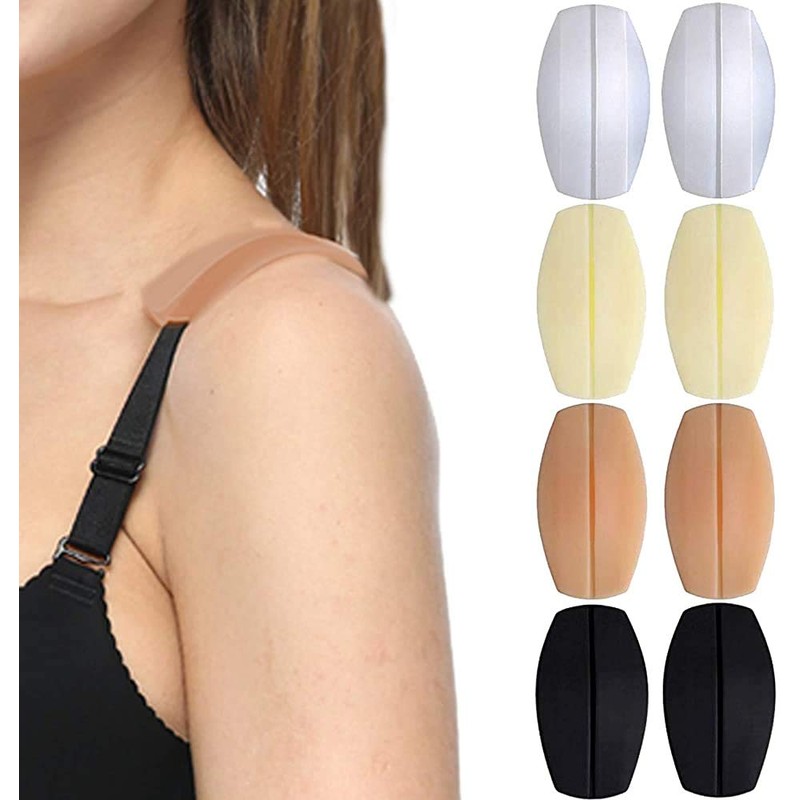 EIMGO Silicone Bra Strap Cushions Holder Non-Slip Comfort Shoulder Protectors