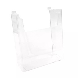 Unbranded/Generic Clear Acrylic Literature Holder for Slatwall Display 8 ½” X 11” X 2 ½" Retail