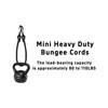 Runseaway 4Pcs 14 Inch Mini Bungee Cords with Carabiner Hooks,