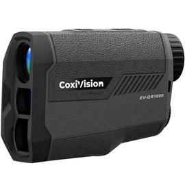 CoxiVision Rangefinder with Slope for Golf & Hunting, 1000Yards High-Precision Range Finder, 6X Magnification, Pin-Seeker & Flag-Lock & Vibration, Bow/Rifle Mode, Angle Compensation filler gift range finder - Color: 1000Yards