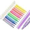BONACE 12 Colors Gold Glitter Highlighters, Chisel Tip, 1mm 5mm