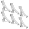 Housoutil 8 Piece Refrigerator Shelf Clips Gallery Clip Holder for