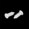 X AUTOHAUX 40pcs 6mm Hole Dia Plastic Bolt Rivets Fender