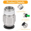 PC4-M10 Plug, PC4-M10 Pneumatic Connector, PTFE Tube Quick Push Fitting
