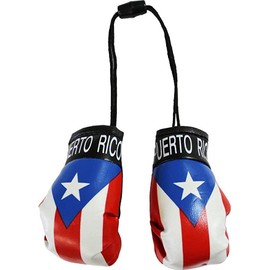 Puerto Rico Mini Boxing Gloves