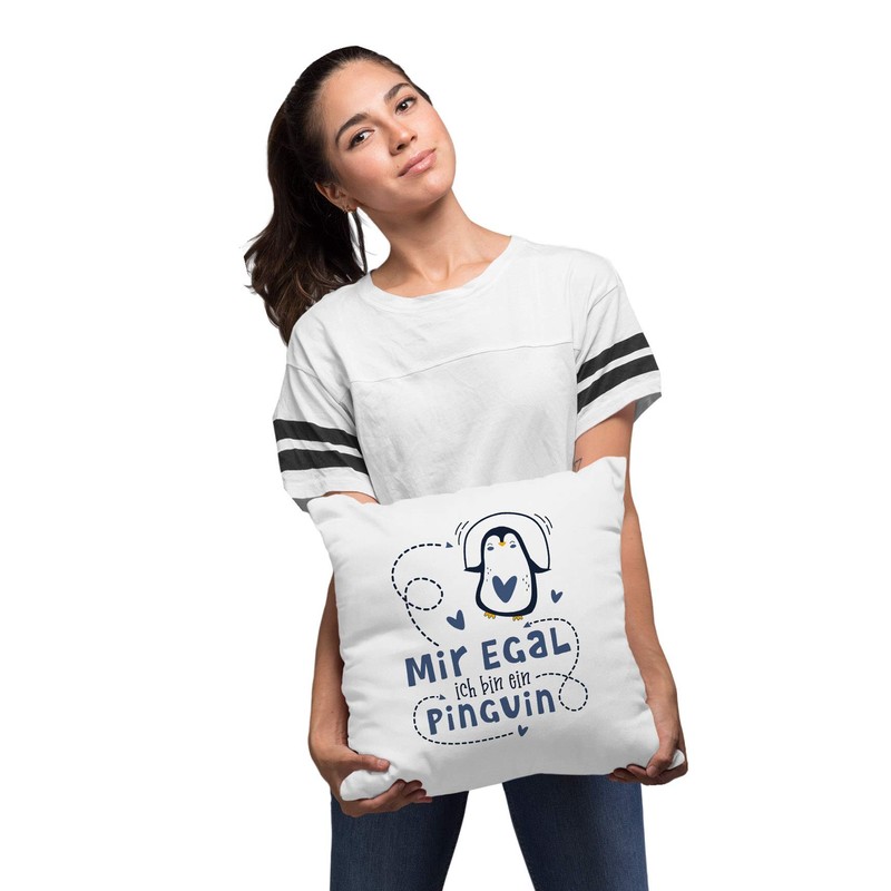 SpecialMe® Cushion Cover with Saying "Mir egal ich Bin Ein