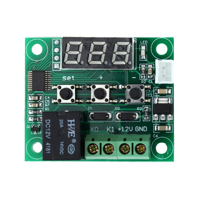 Envistia W1209 12V DC Digital Electronic Temperature Controller Board Digital