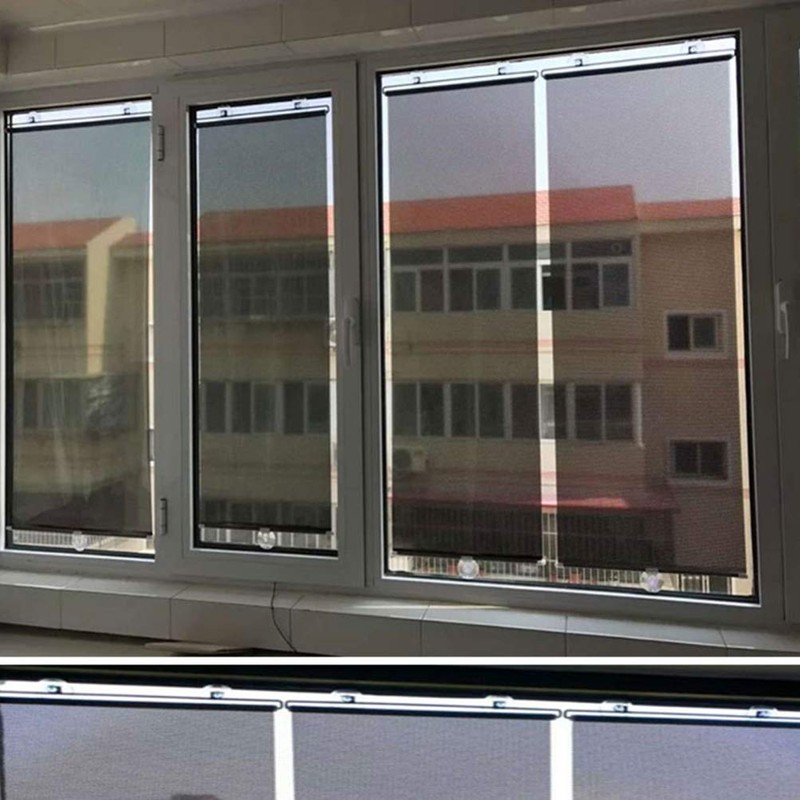 1PCS Temporary Blind Shade with Suction Cups Portable Window Cover