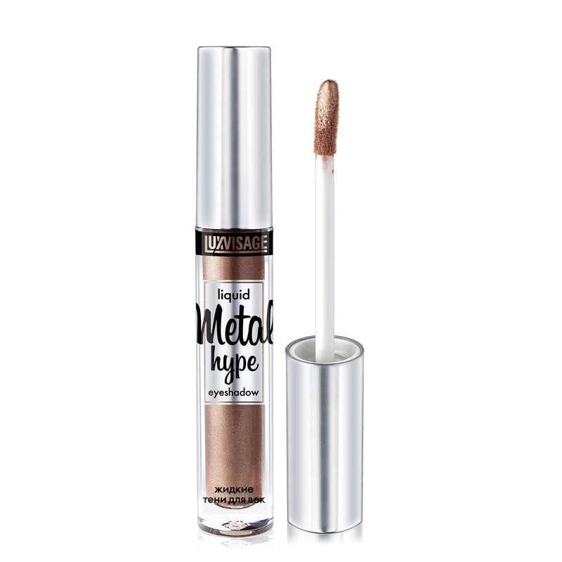 Luxvisage Long Lasting Highly Pigmented Metallic Liquid Eyeshadow Metal Hype,