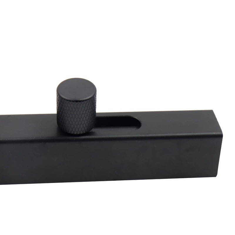 Nicerity 2Pcs Security Door Bolt Latch 3.54inch/90mm Black Door Safety