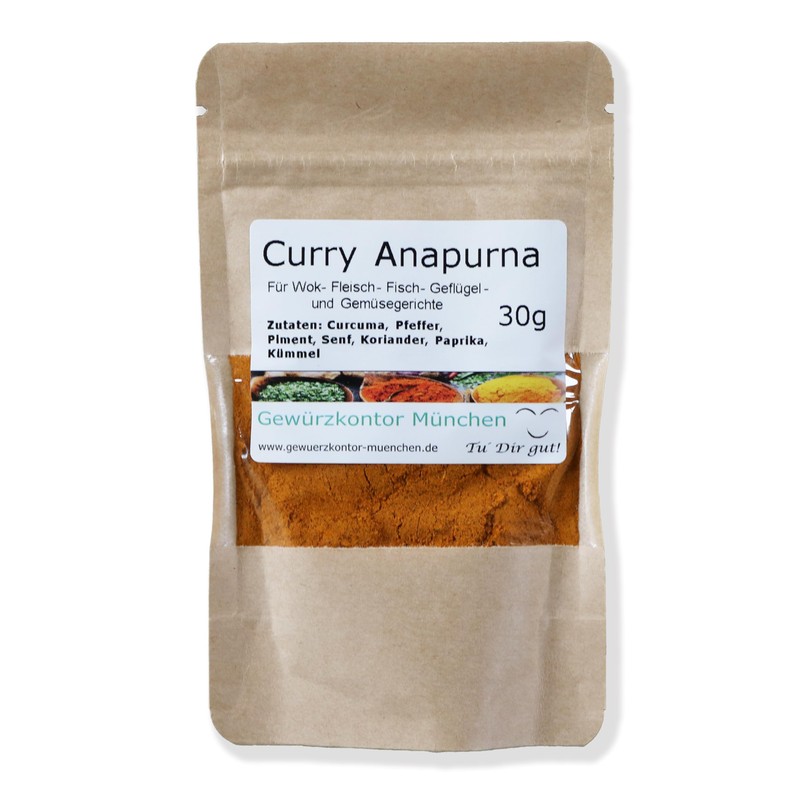 5 Curry Mixtures Sample Set – 1 Spice Kontor Munich