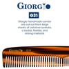 Giorgio G31 TortoiseShell Fine Tooth and Wide Tooth Hair Comb,