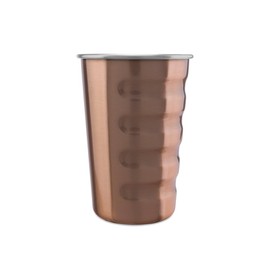Grizzly Grip 16 oz Pint | Stainless Steel | Lid Sold Separately | For Cocktails Iced Coffee Car Travel Beach Camping Hiking Hunting Fishing | Copper