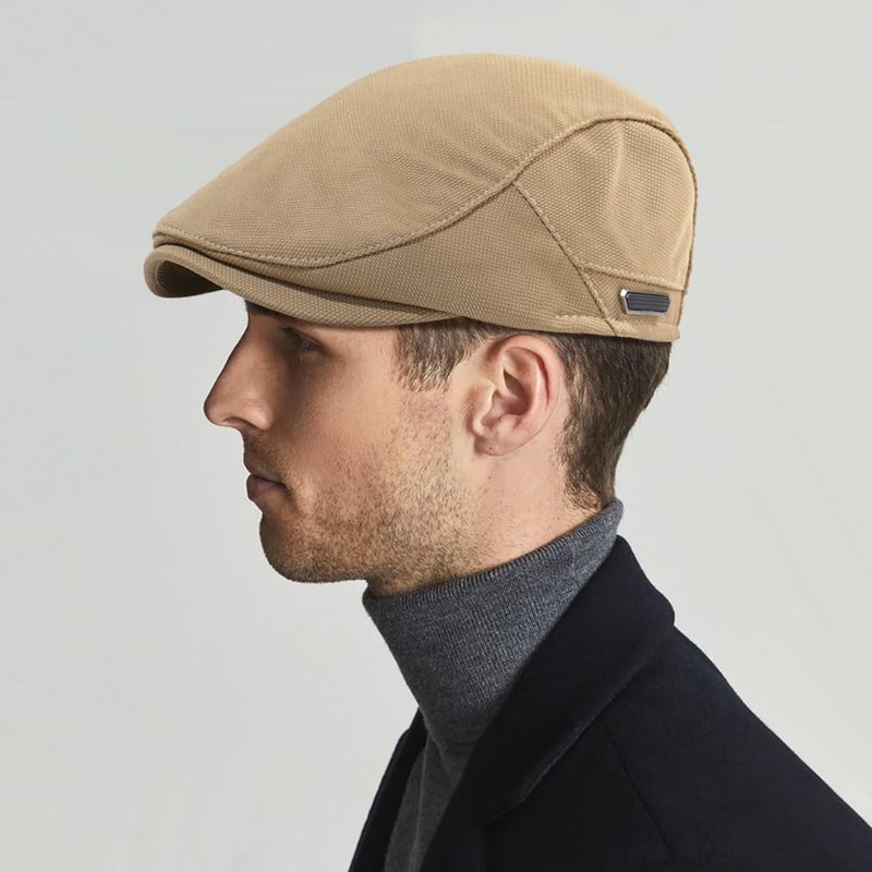 Taidor Newsboy Hats for Men Flat Cap Adjustable Irish Cabbie
