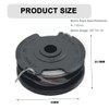 Qingriver Strimmer Spool Line, 2 Pcs Strimmer Spool Replacementfor Bosch