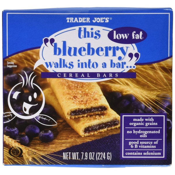 2 Boxes of 6 Trader Joe's Blueberry Cereal Bars