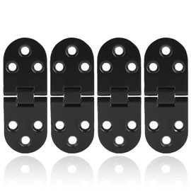 Bisagras de puerta, 4 Piezas de aleación de Zinc de bisagra abatible de Mesa, redondeadas de pestillo de Soporte para Muebles de 3.1 x1.2 pulgadas, pestillo para Accesorios de Hardware de gabinete,
