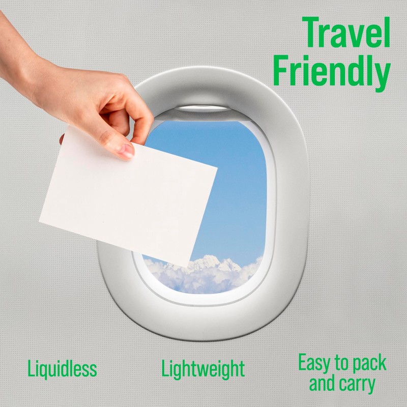 Rockin' Green Active Wear Travel Laundry Detergent Sheets Unscented -