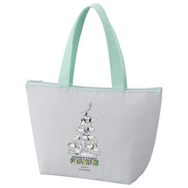 OSK Snoopy TB-14 Lunch Bag, Green, PEANATUS 75th Anniversary Peanuts