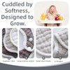 MUKIN Baby Muslin Bibs and Burp Cloths, 6 Pack, Soft