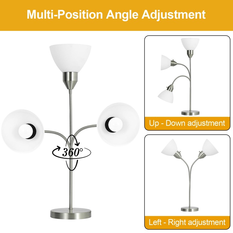 RISLG LED Desk Lamp for Home Office, 3 Levels Dimmable