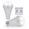 MXhme Rechargeable Light Bulbs with Remote Control Daylight（6000K 2200mAh Dimmable