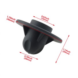 HJGarden 6PCS Camping Chair Foot Detachable an ti-Slip Stool Feet Replacement for Hiking Outdoor