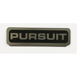 Pursuit Vehicle Stick-On Emblem Badge