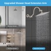 Hibbent All Metal Upgraded 18'' Shower Head Extension Arm, Shower