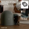 MS!MAKE SURE Cat Litter Box, Large Covered Hidden Dog Proof