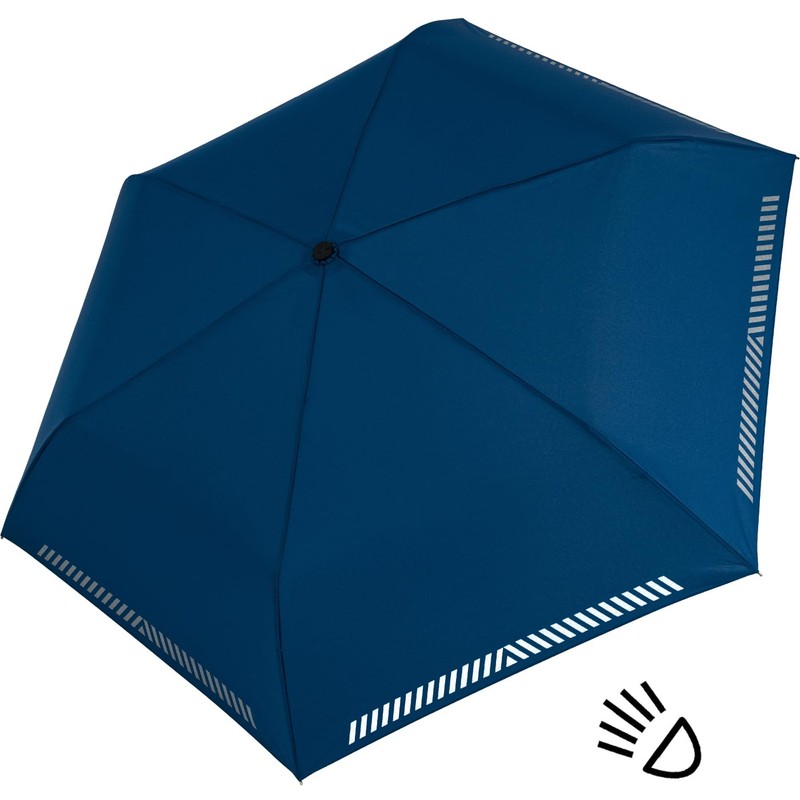 iX-Brella Mini Children's Umbrella, Safety Reflex, Extra Light, blue