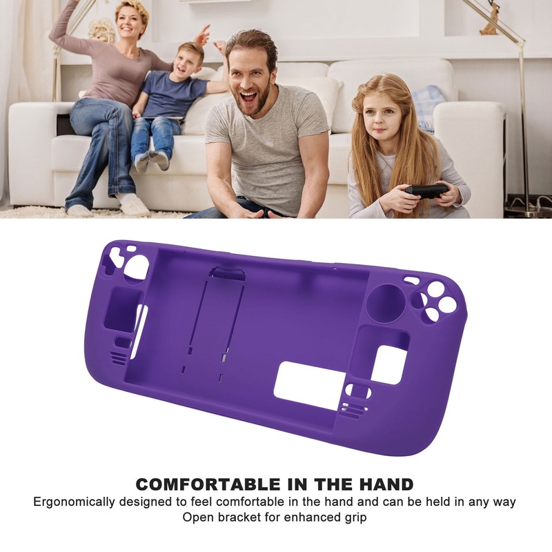 Kickstand Case for Steam Deck Hands Free Full Protection Fingerprint