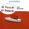 AUCERAMIC Chrome Door Handle Covers Trim Compatible with 2007-2014 Chevy