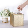 BTSKY PU Leather Household Office Cube Tissue Paper Holder Box
