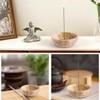 Koville Turkish Natural Travertine Incense Holder, Incense Holders for Sticks,