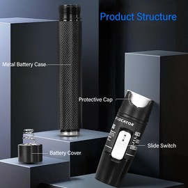 Pen Type Visual Fault Locator 80mW 80km Fiber Optic Cable Tester 650nm Output Power, 2.5mm Universal Connector, Portable Design for Optical Fiber Maintenance