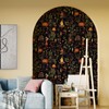 Gothic Boho Peel and Stick Wallpaper Dark Plants Herbs Contact