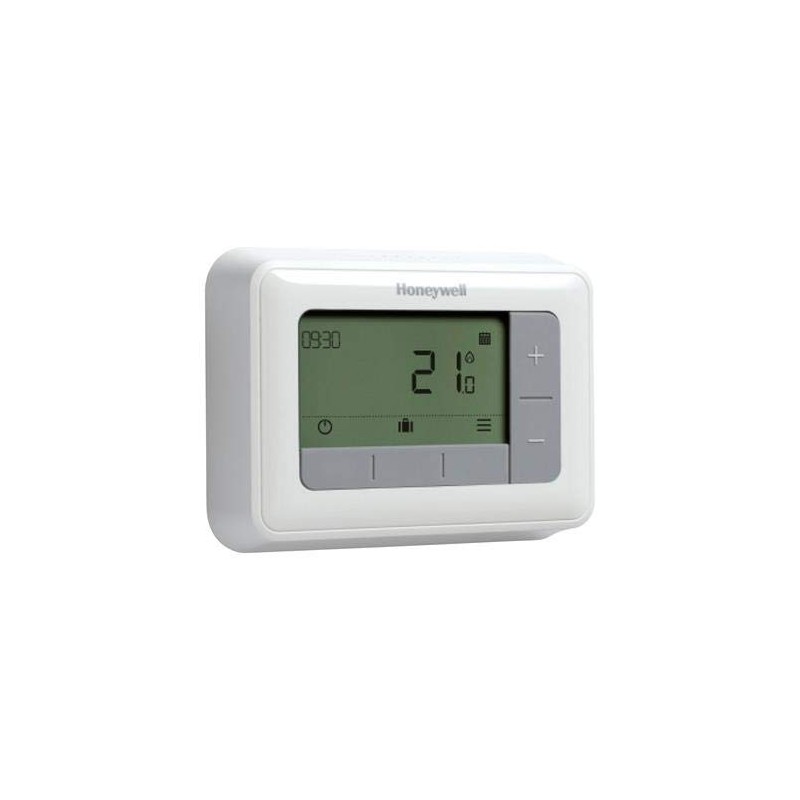Honeywell T4H110A1021 T4 7 Day Programmable Thermostat, 230 V, White